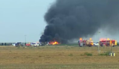 ABD donanması’na ait F-35C savaş uçağı eğitim uçuşunda düştü