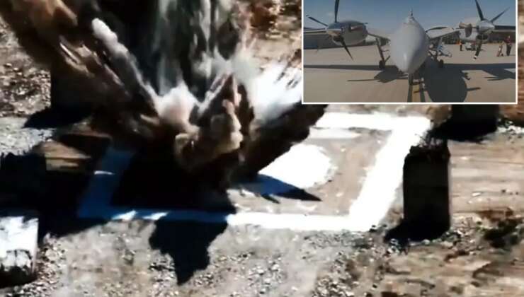 AKINCI TİHA’dan LGK-82 ile hedefe tam isabet