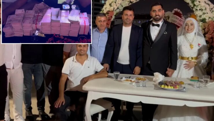 Aşiret düğününde gelinle damada 20 milyon lira ve 5 kilo altın takıldı