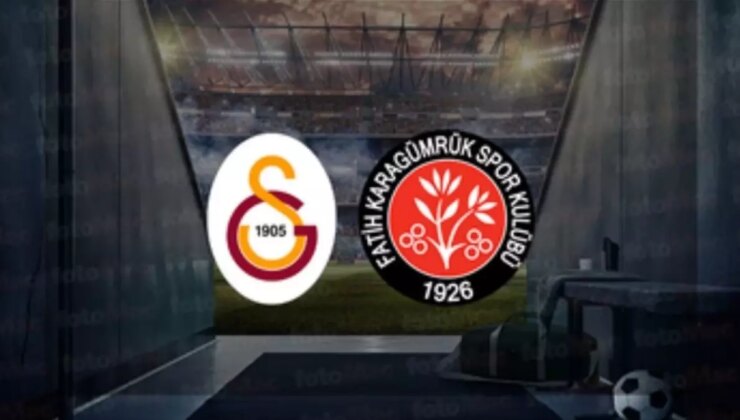 Galatasaray maçı ne zaman? Galatasaray – Fatih Karagümrük maçı saat kaçta, hangi kanalda?