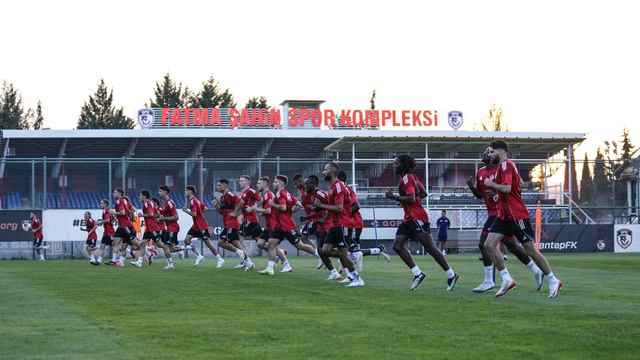 Gaziantep FK, Kasımpaşa maçının hazırlıklarına başladı