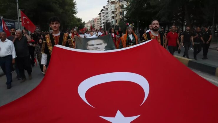 Gaziantep ve Kilis’te 30 Ağustos Yürüyüşü