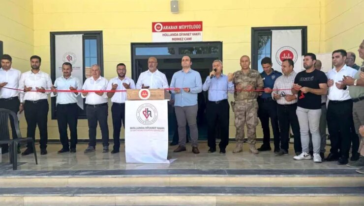 Gaziantep’te Depremzedelere Yeni Merkez Camii Açıldı
