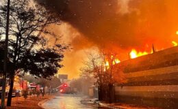 Gaziantep’te geri dönüşüm fabrikasında yangın (2)