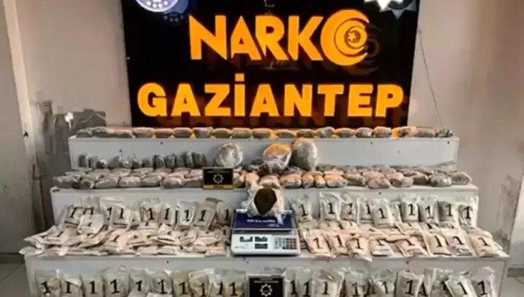 Gaziantep’te Narkotik Operasyonu: 21 Kilo Esrar ve 183 Bin Captagon Hap Ele Geçirildi