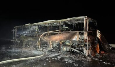 Gaziantep’te Otobüs Yangını: Yolcular Tahliye Edildi