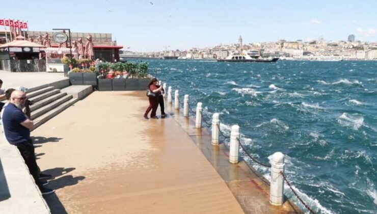 İstanbul’da fırtına!