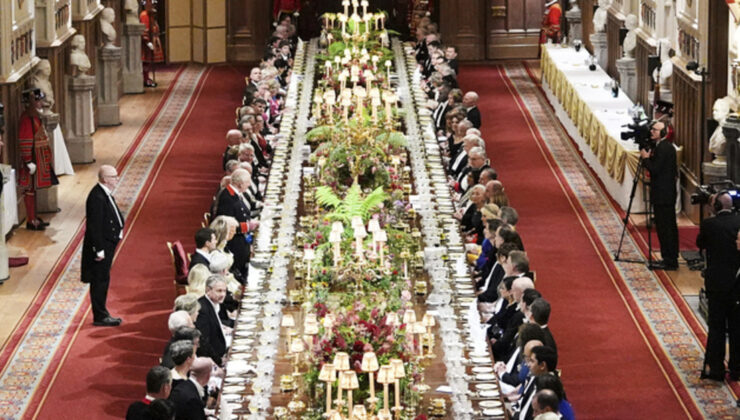 ABD Başkanı Trump’a Windsor Kalesi’nde görkemli tören