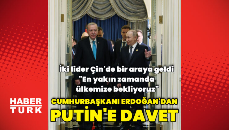 Cumhurbaşkanı Erdoğan Putin ile bir araya geldi