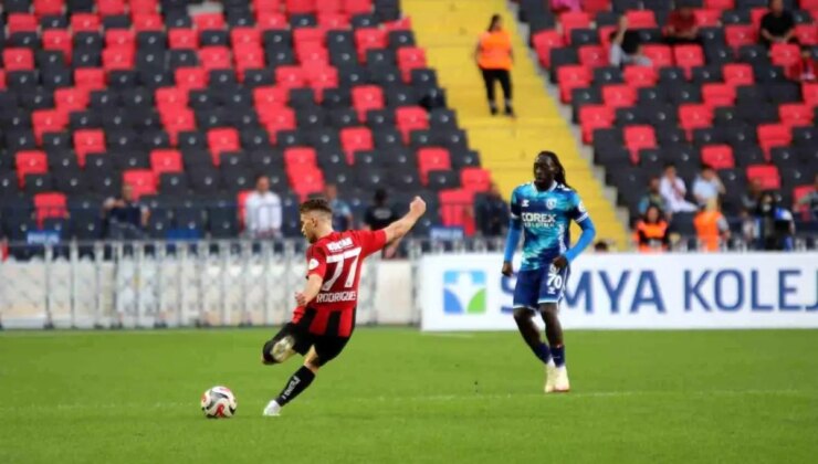 Gaziantep FK, Samsunspor’a Karşı İlk Yarıda 1-2 Geride