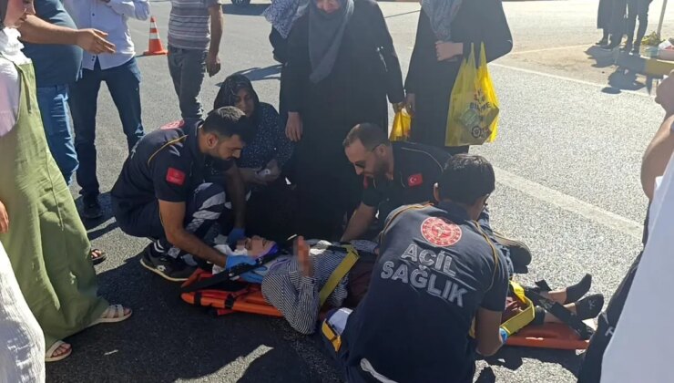 Gaziantep’te Yaya, Otomobilin Çarpması Sonucu Yaralandı