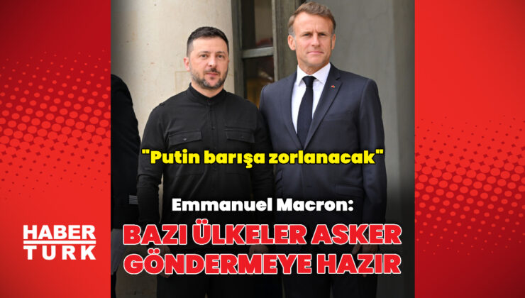 Macron ile Zelenskiy açıklamalarda bulundu