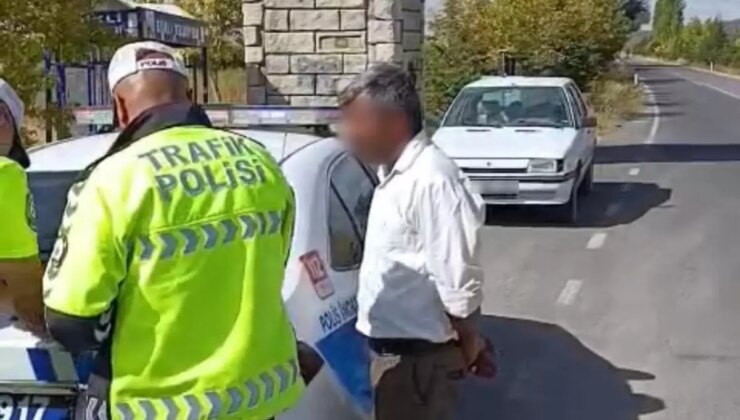 Mersin’de Ters Yolda Giden Sürücüye Ceza