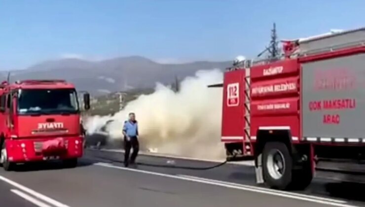 Otomobil Yangını: Gaziantep’te Motor Bölümünden Duman Yükseldi