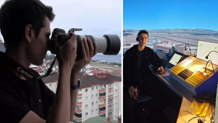 Üniversiteli Alperen’in uçak tutkusu; balkondan kuleye hayali peşinde