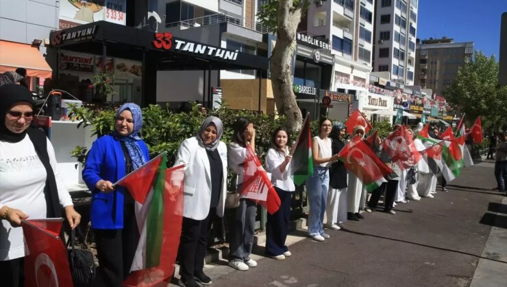Gaziantep ve çevre illerde "Gazze İçin Sessiz Çığlık" etkinliği düzenlendi