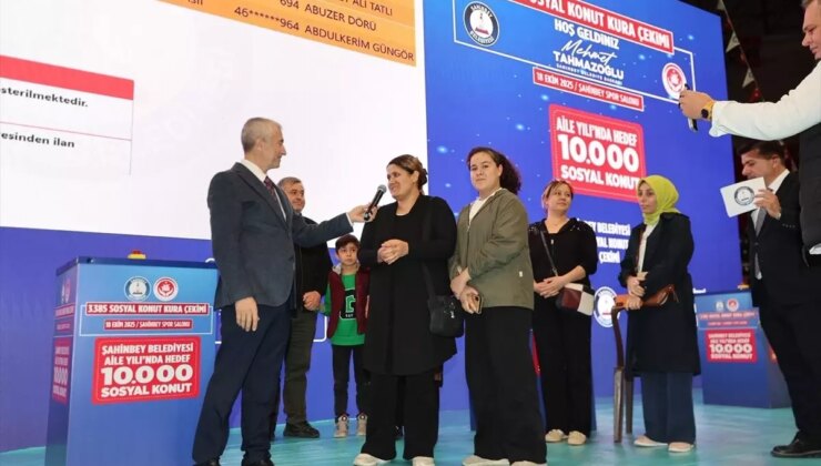 Gaziantep’te 3.385 Konutun Kura Çekimi Yapıldı