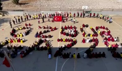 Gaziantep’te Öğrencilerden ‘Özgür Gazze’ Mesajı