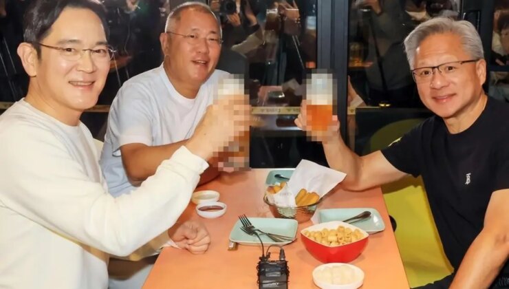 Samsung, Hyundai ve Nvidia’nın CEO’ları aynı masada