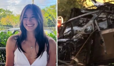 Tesla kazası: Kapılar kilitlendi, genç kız aracın içinde yanarak can verdi