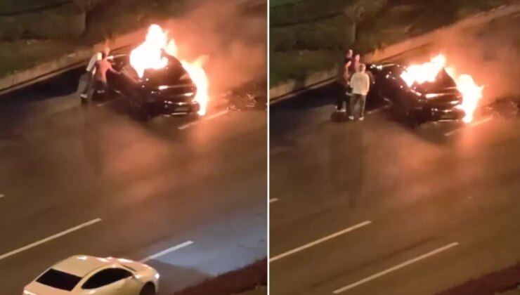 Yangında kapısı kilitli kalan araç sürücüye mezar oldu, dev marka borsada çakıldı