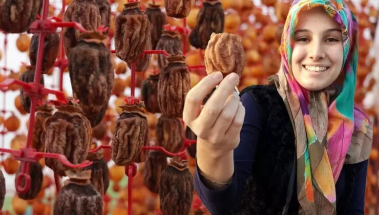 Bahçeden toplayıp sobada 2 ay kuruttuktan sonra kilosunu 600 liraya satıyorlar