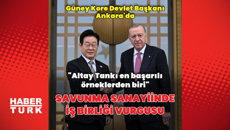 Cumhurbaşkanı Erdoğan, Güney Kore Devlet Başkanı ile görüştü