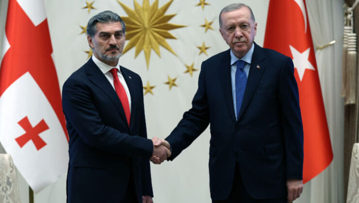 Cumhurbaşkanı Erdoğan, Kavelashvili ile görüştü