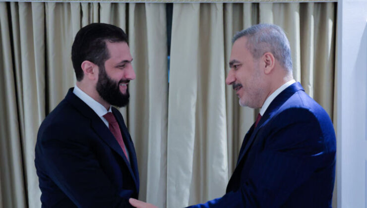 Dışişleri Bakanı Fidan, Suriye Cumhurbaşkanı Şara ile görüştü