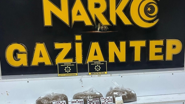 Gaziantep’te uyuşturucu operasyonu: 3 gözaltı