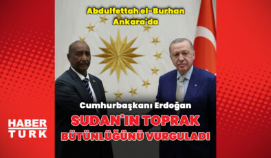 Cumhurbaşkanı Erdoğan, Abdulfettah el-Burhan’la görüştü