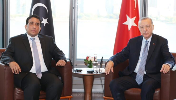 Cumhurbaşkanı Erdoğan, Libya Başkanlık Konseyi Başkanı ile görüştü