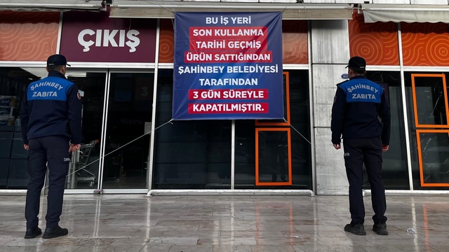 Gaziantep’te tarihi geçmiş ürün satan zincir markete kapatma cezası