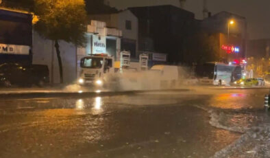 İstanbul’da sağanak etkili oldu