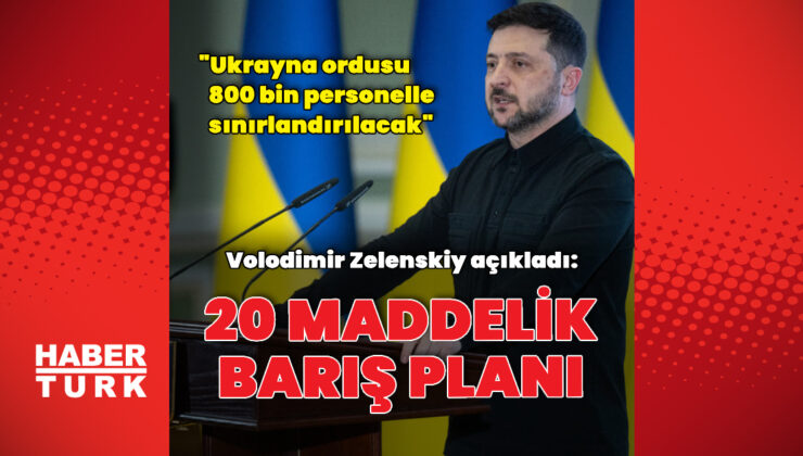 Volodimir Zelenskiy 20 maddelik planı açıkladı