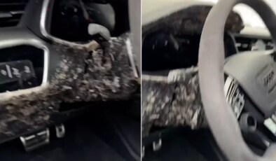 Arabada sakın bırakmayın! Dondu, patladı aracın içini perişan etti