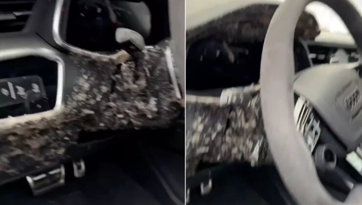 Arabada sakın bırakmayın! Dondu, patladı aracın içini perişan etti