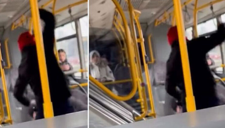 Belediye otobüsünde dehşet kamerada! Öldüresiye darp etti!