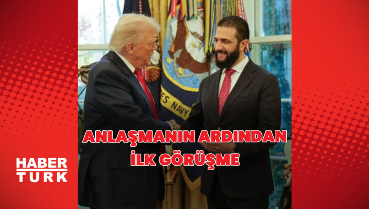 Donald Trump, Ahmed Şara ile görüştü
