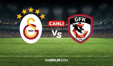 Galatasaray Gaziantep CANLI izle! Galatasaray Gaziantep maçı hangi kanalda, nereden izlenir?