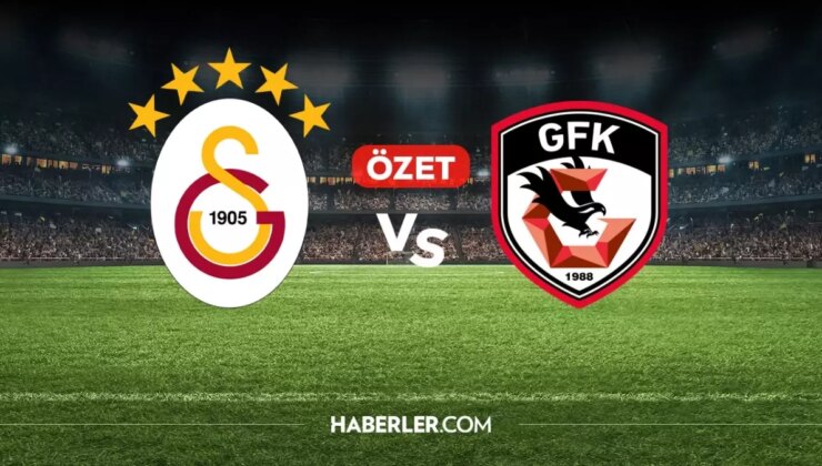 Galatasaray Gaziantep maç özeti ve golleri! (ÖZET) Galatasaray Gaziantep kaç kaç bitti, golleri kim attı?