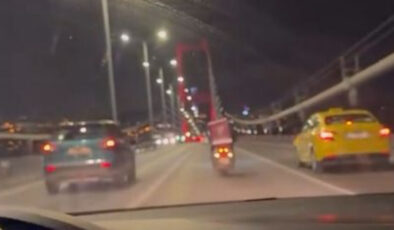 Lodosta zorluk çeken motokuryeye siper oldular