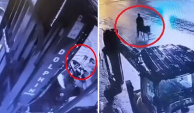 Forkliftle kuyumcu soyup eşekle kaçan şüpheli yakalandı