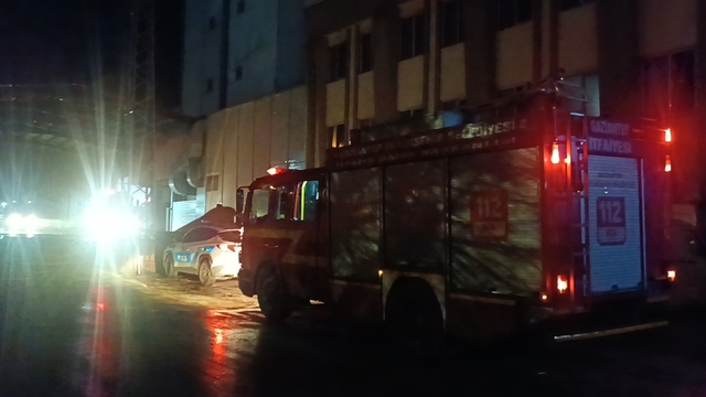 Gaziantep’te makarna fabrikasındaki yangın söndürüldü