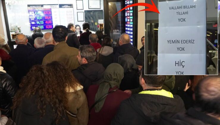 Kuyumcularda altın kalmadı