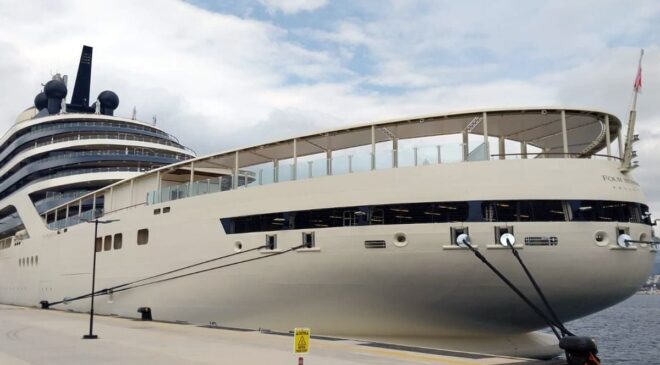 400 milyon avroluk gemi Bodrum’a geldi