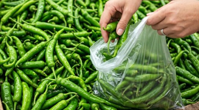 Diyarbakır’da bir zincir markette 20 TL’ye alınan biberin 249 TL’ye satıldığını tespit edildi