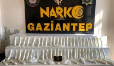 Gaziantep’te 10 kilo metamfetamin ele geçirildi: 1 şahıs tutuklandı