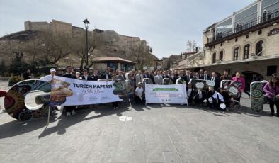 Gaziantep’te Turizm Haftası kapsamında yürüyüş düzenlendi