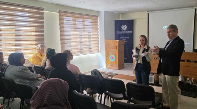 Kilis ve Gaziantep’te kadın çiftçilere onarıcı tarım eğitimi verildi